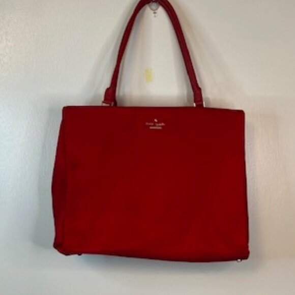 kate spade Handbags - Kate Spade New York Red canvas bag